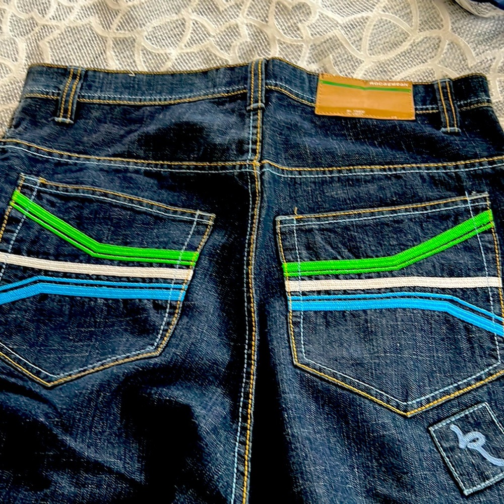 Roca wear bark blue jean shorts like new condition